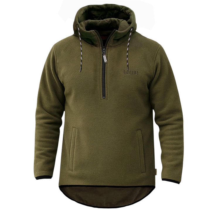 Alpine Fleece Hunting Smock Pullover 1/4 Zip Hoodie for Outdoor Adventure