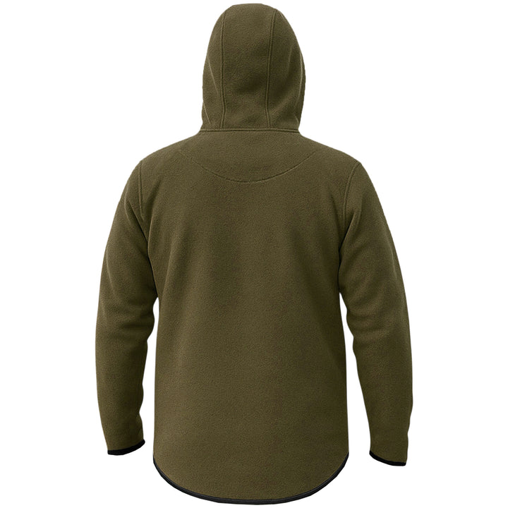 Alpine Fleece Hunting Smock Pullover 1/4 Zip Hoodie for Outdoor Adventure