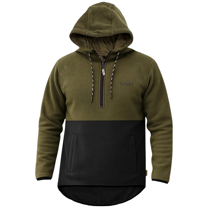 Alpine Fleece Hunting Smock Pullover 1/4 Zip Hoodie for Outdoor Adventure