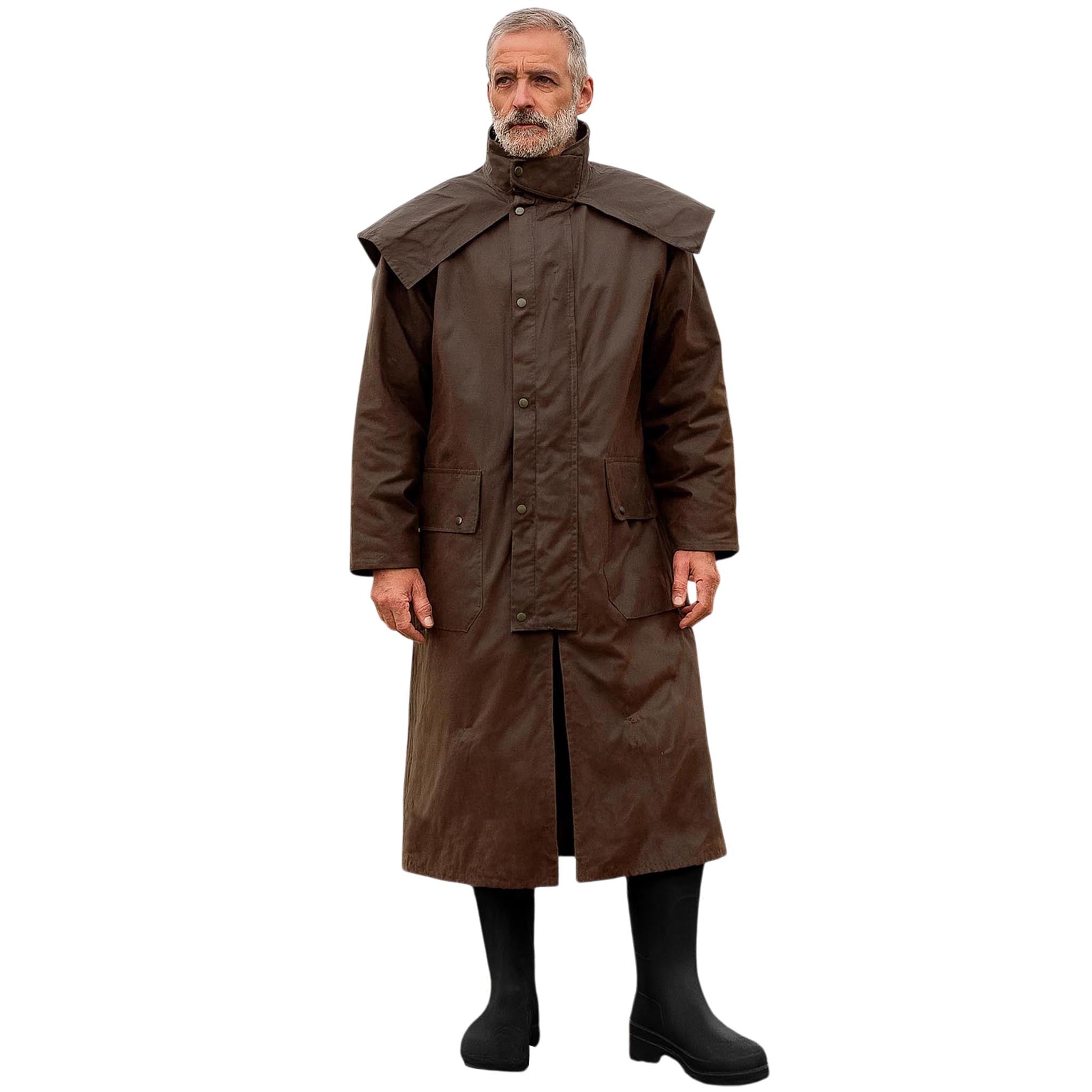 Get Game Stockman Wax Cape – Traditional Waterproof Wear