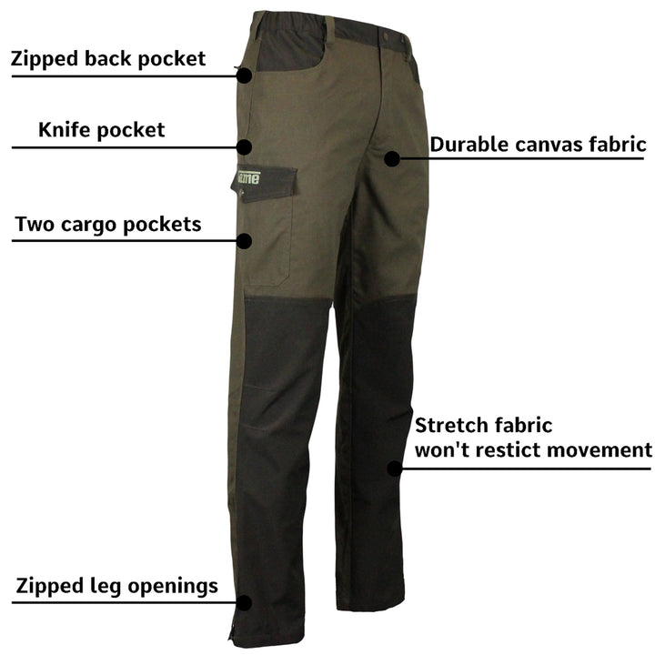Game HB402 Forrester Hunting Trousers - Olive