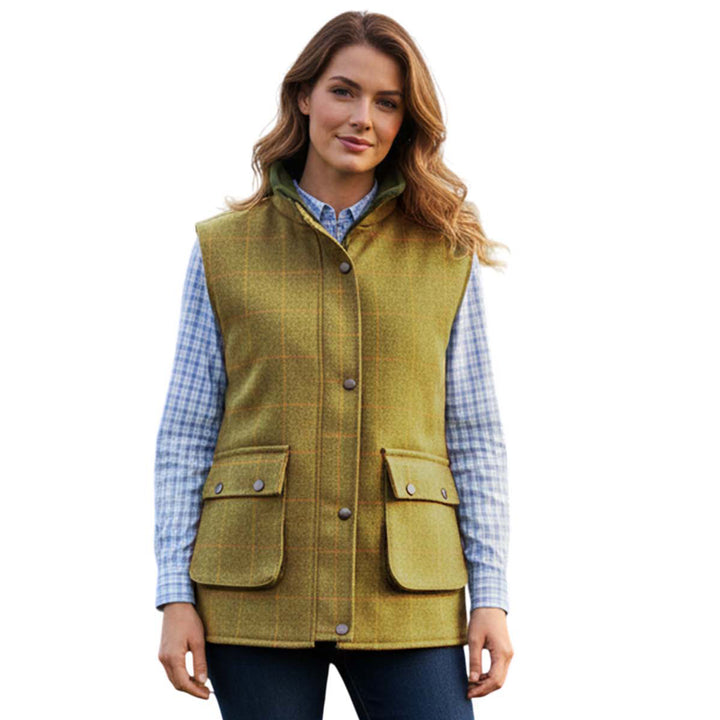 Ladies Game Derby Tweed Quilted Gilet