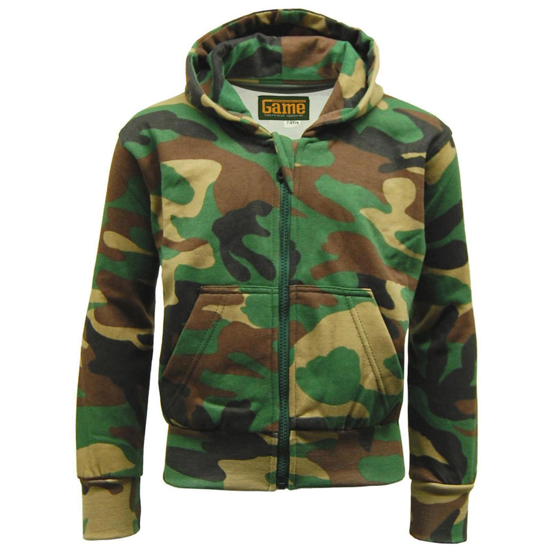 Game Kids Camouflage Zipper - Woodland