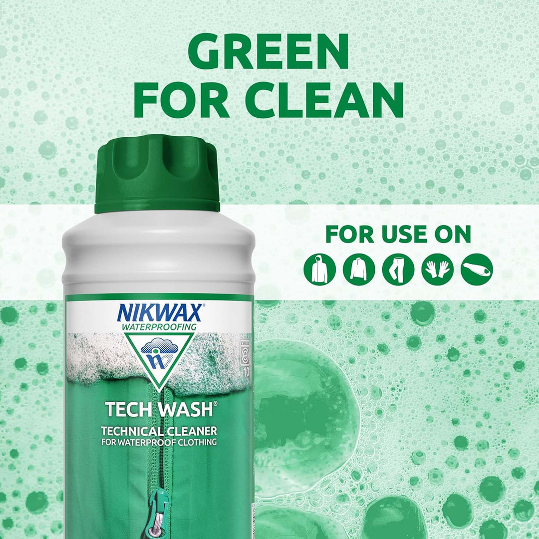 Nikwax Tech Wash 300ml – Cleaner for Game Waterproof Gear