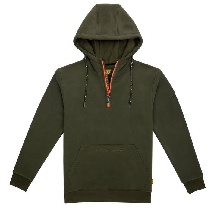 Game Trail Half Zip Neck Fleece Hoodie