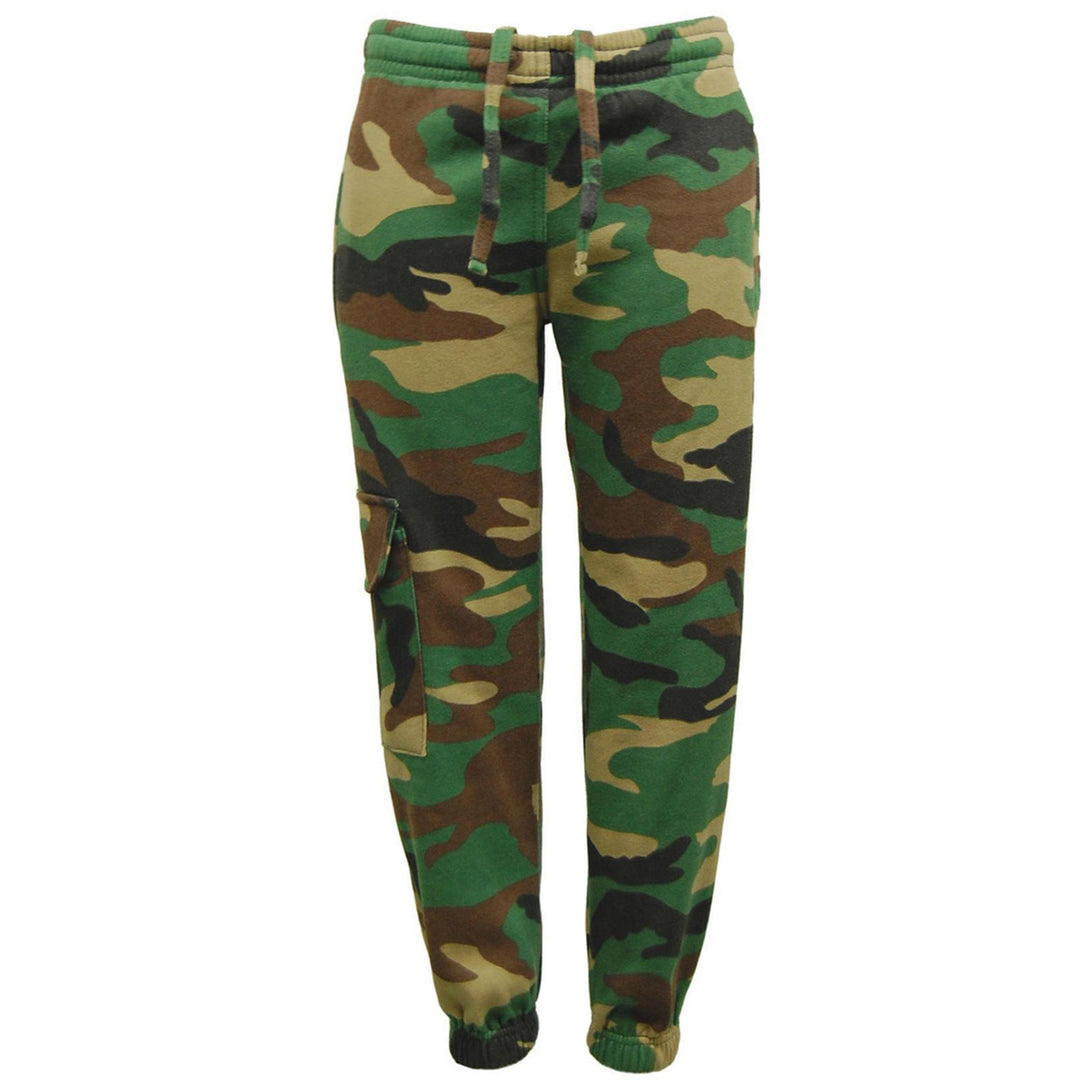 Game Kids Camouflage Joggers - Woodland