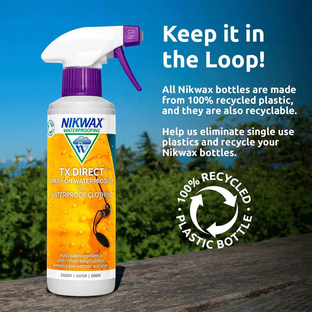Nikwax TX.Direct® Spray-On 300ml – Waterproofing for Game Wet-Weather Clothing