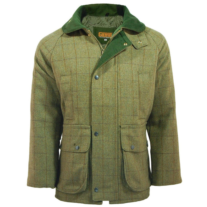 Game Men’s Padded Derby Tweed Coat