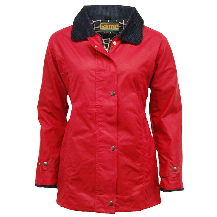 Ladies Game Fitted Antique Wax Jacket