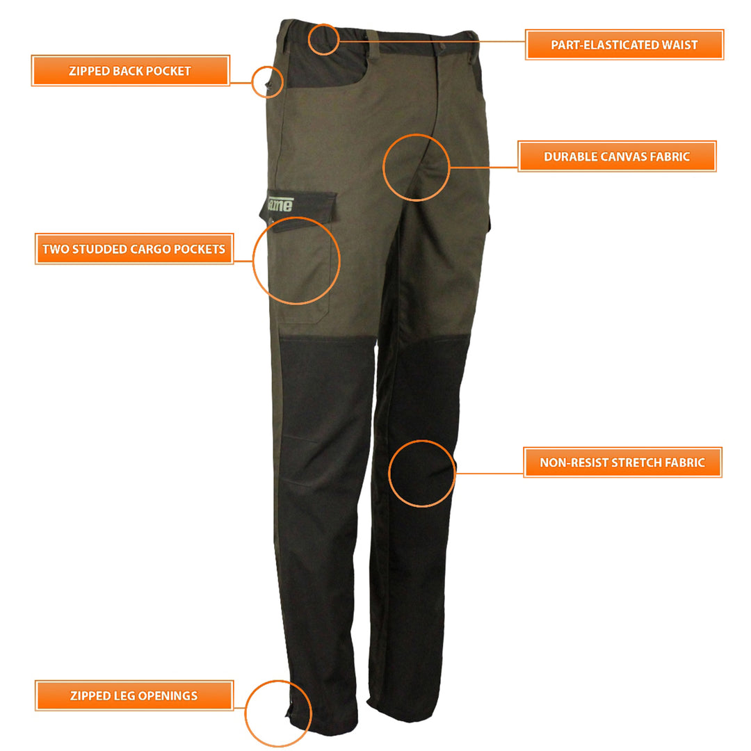 Game Kids HB402-K Forrester Hunting Trousers - Olive