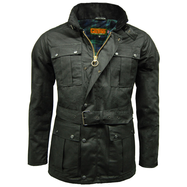 Game Continental Belted Wax Jacket