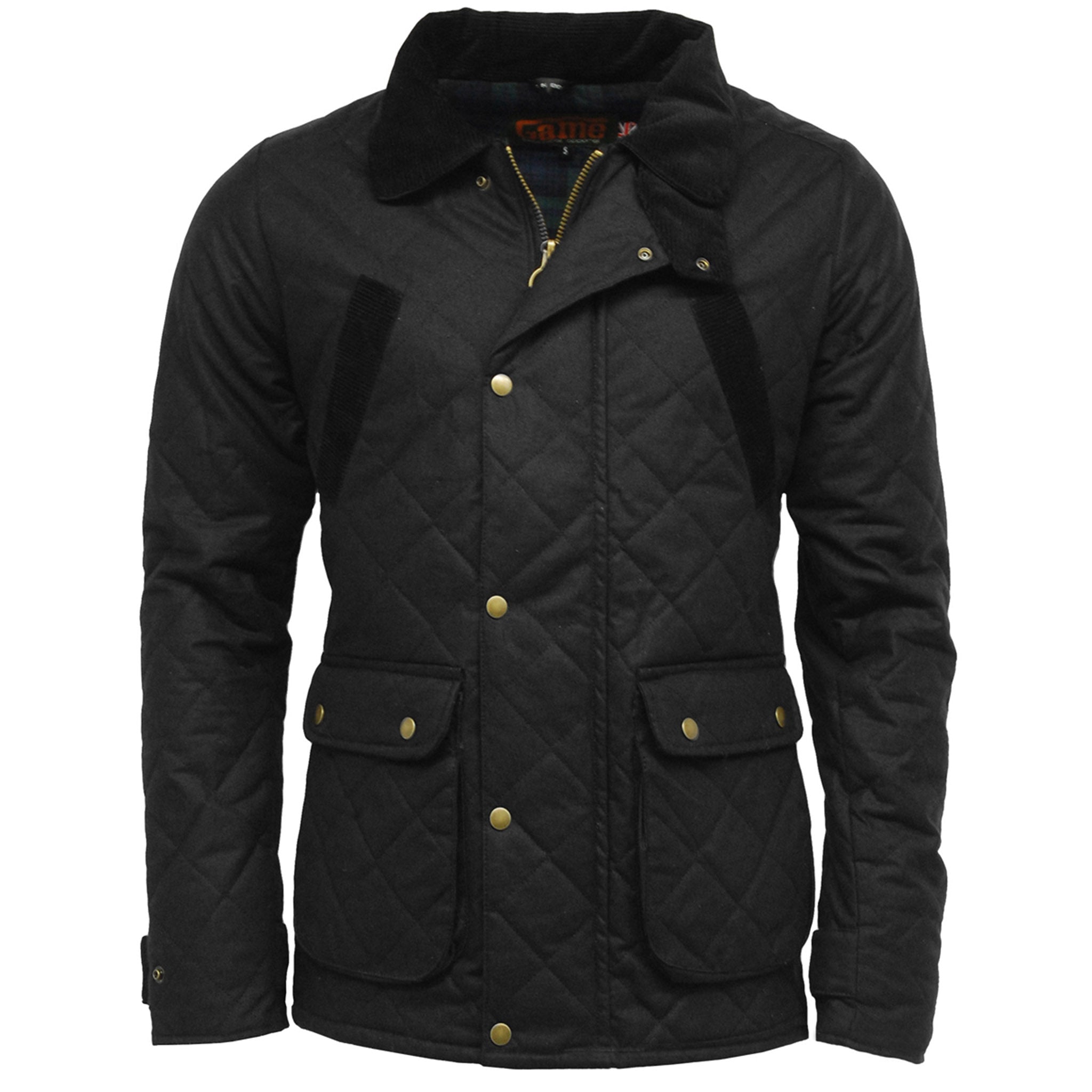 Mens quilted wax jacket on sale