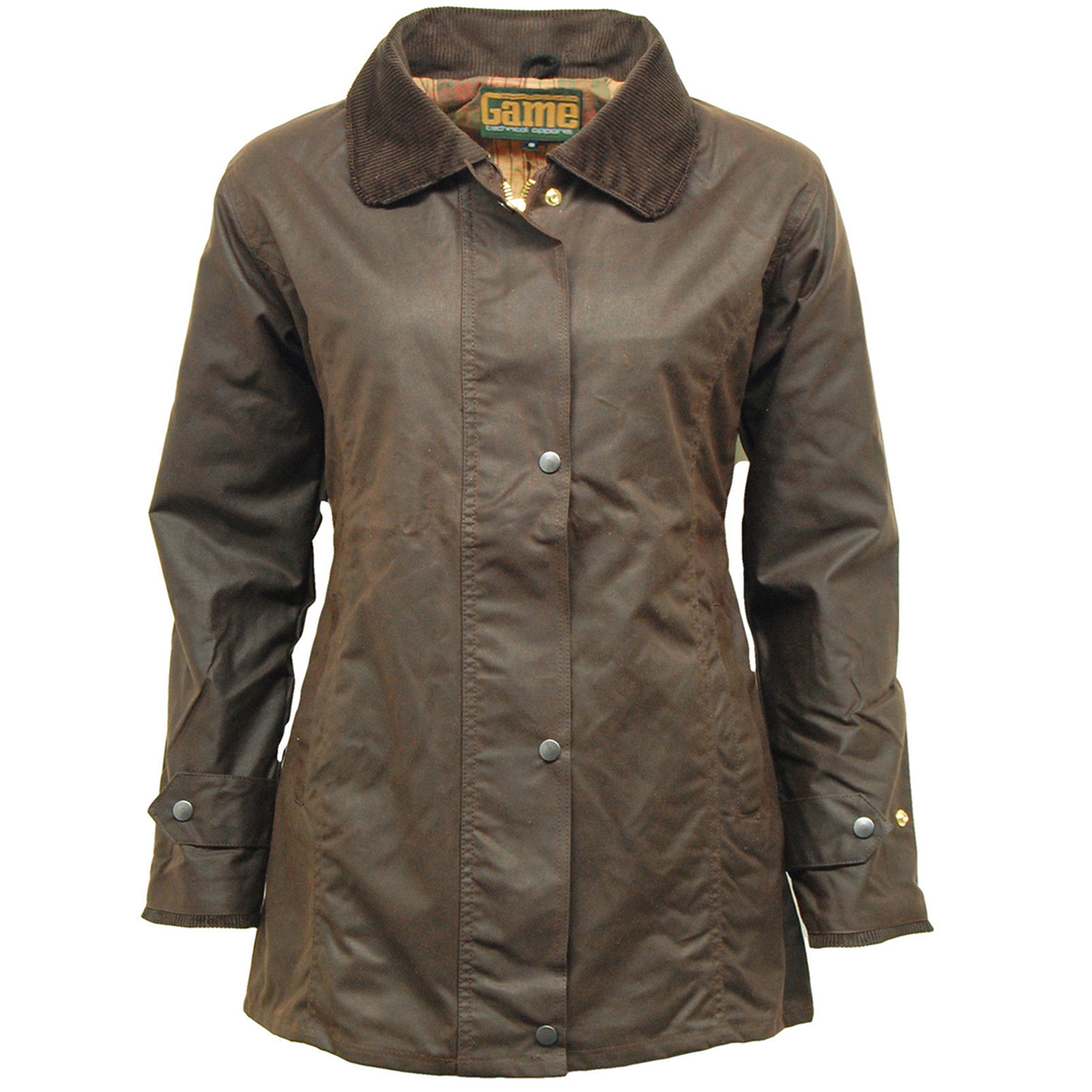 Fitted Antique Wax Jacket Premium Quality Apparel Game Clothing UK Game Technical Apparel