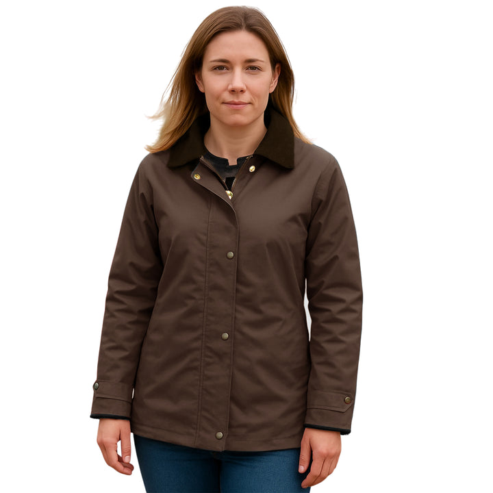 Ladies Game Fitted Antique Wax Jacket