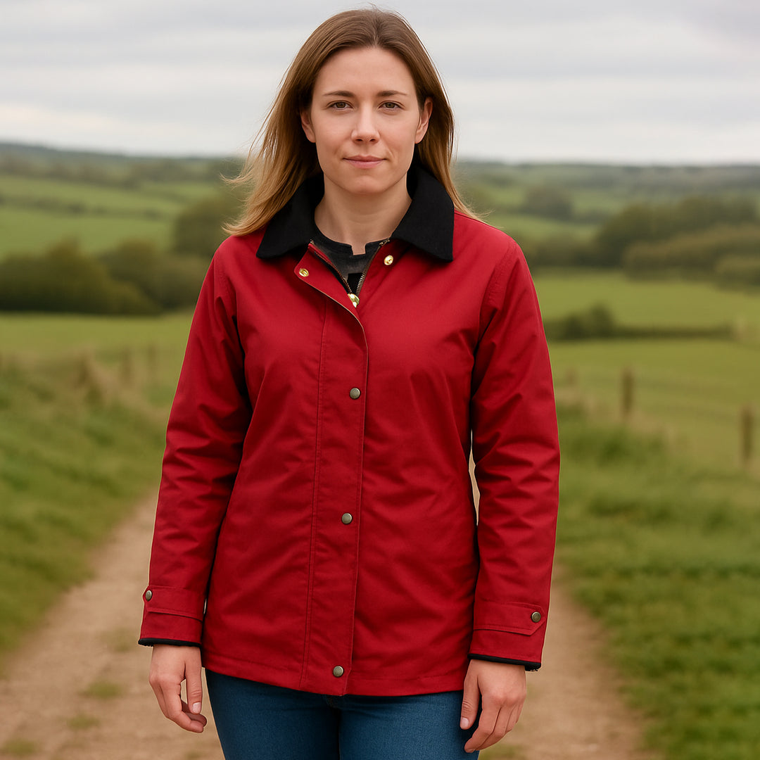 Ladies Game Fitted Antique Wax Jacket