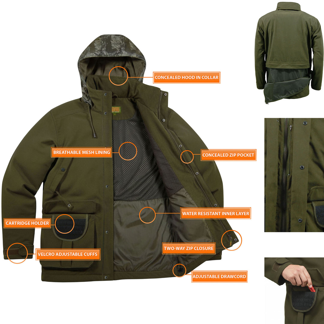 Game EN306 Shell & Fleece 3in1 Stealth Jacket