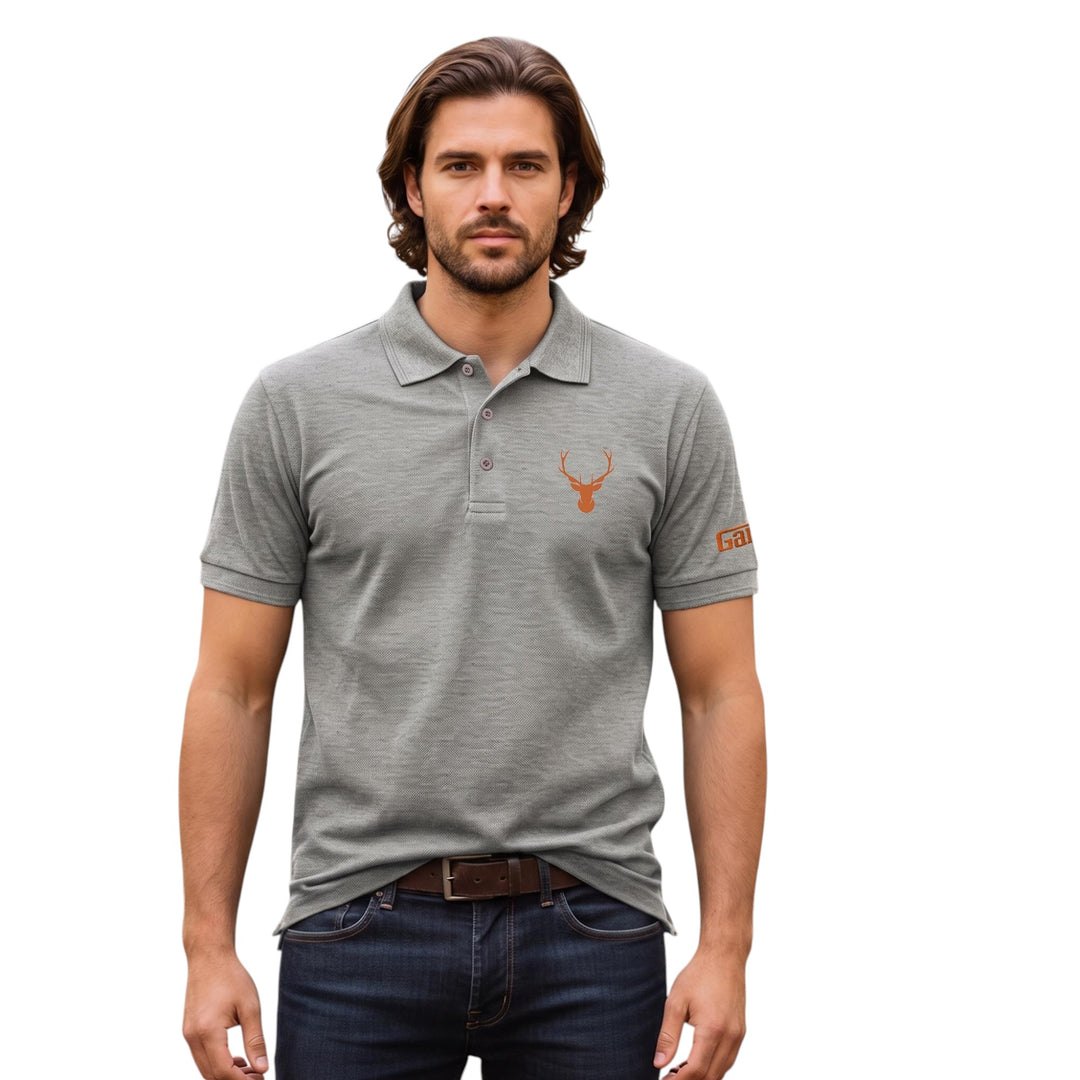 Mens Stag Logo Polo Shirt