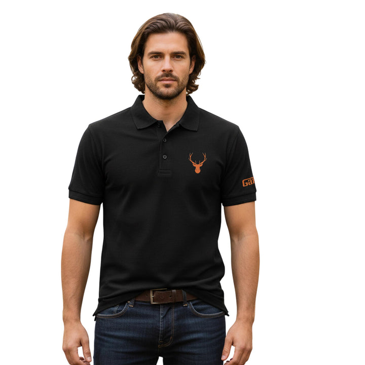 Game Mens Stag Logo Polo Shirt Top