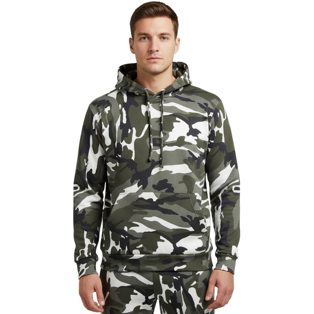 Game Mens Heavyweight 300gsm Fleece Camouflage Hoodie