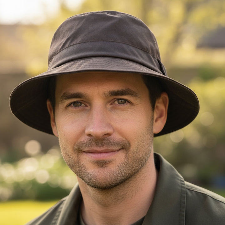 Game Adults Safari Wax Cotton Bucket Hat