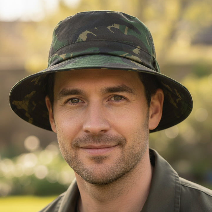 Game Adults Safari Wax Cotton Bucket Hat