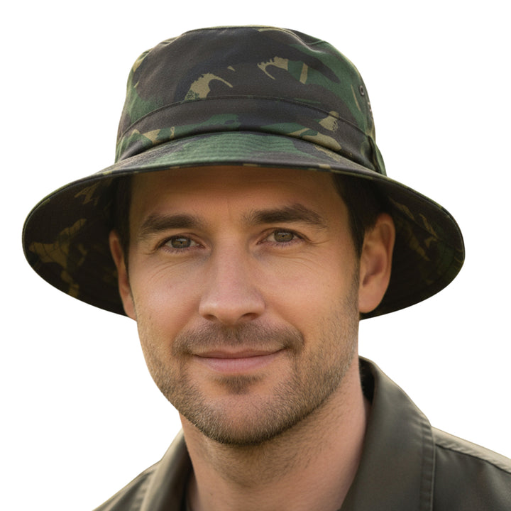 Game Adults Safari Wax Cotton Bucket Hat