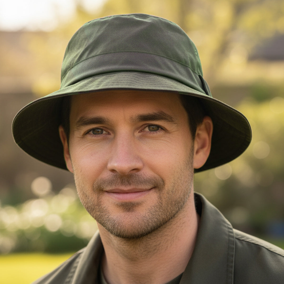 Game Adults Safari Wax Cotton Bucket Hat