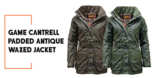 Game Cantrell Padded Antique Waxed Jacket image