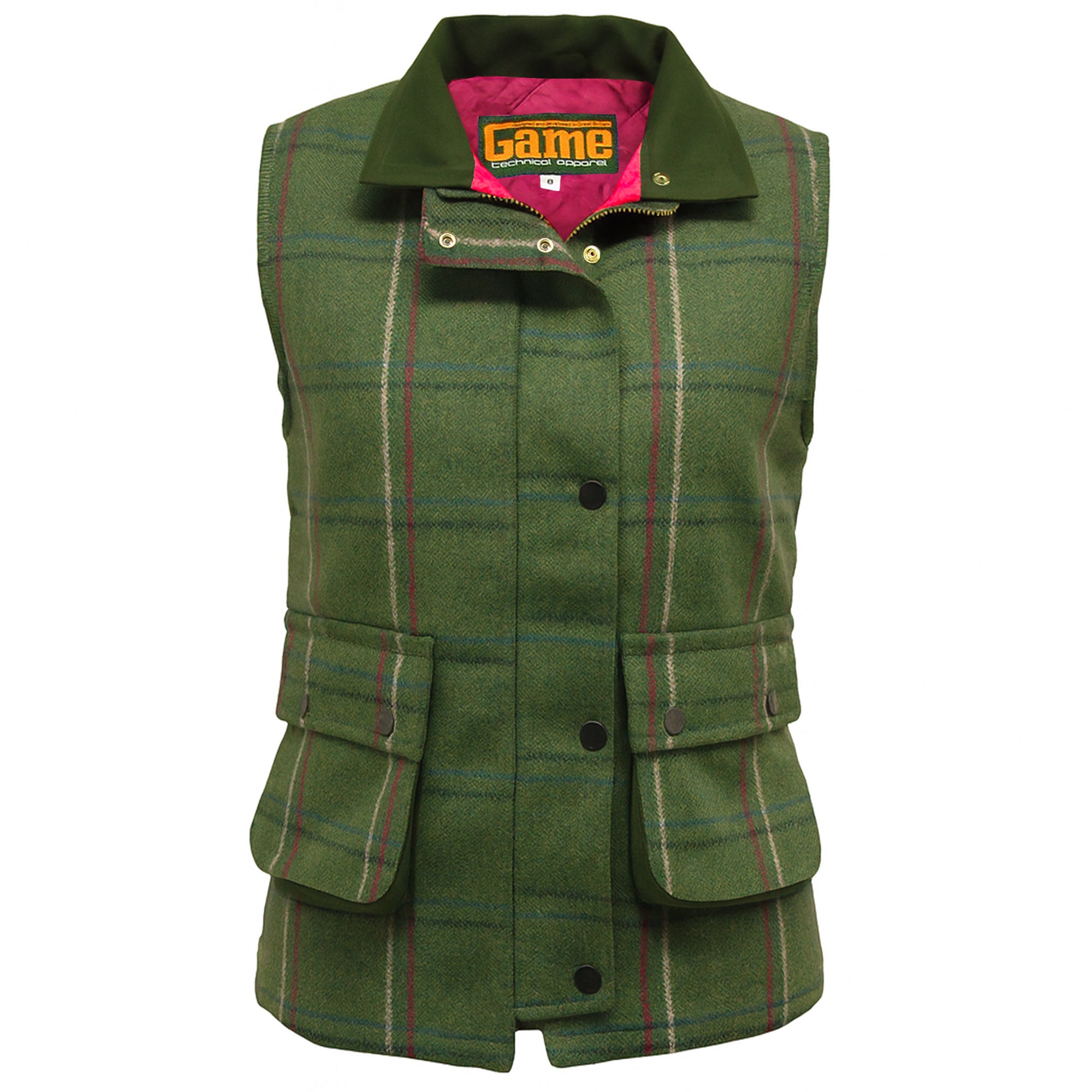 Ladies Tweed Gilet – Waterproof Quilted Bodywarmer | Game