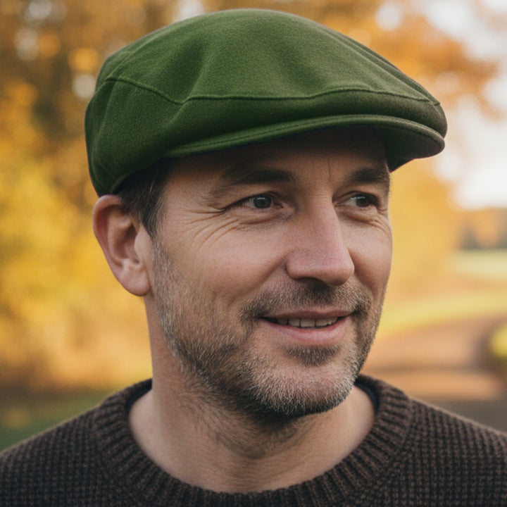 Game Men's Moleskin Flat Cap – Olive