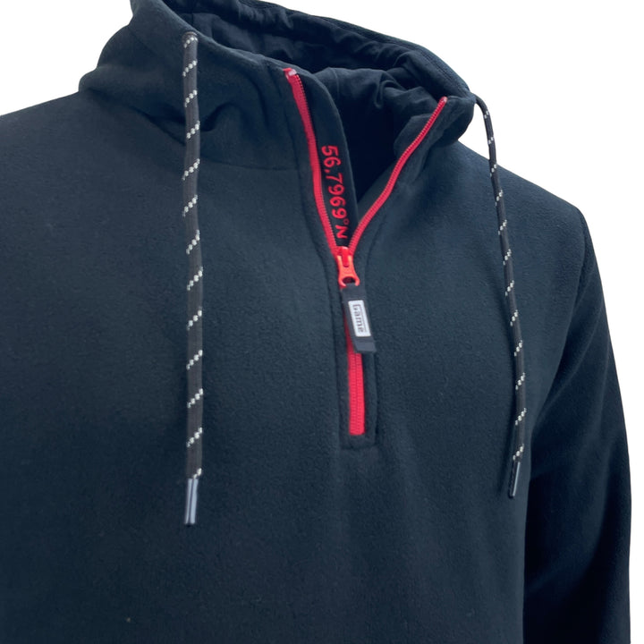 Game Trail Half Zip Neck Fleece Hoodie