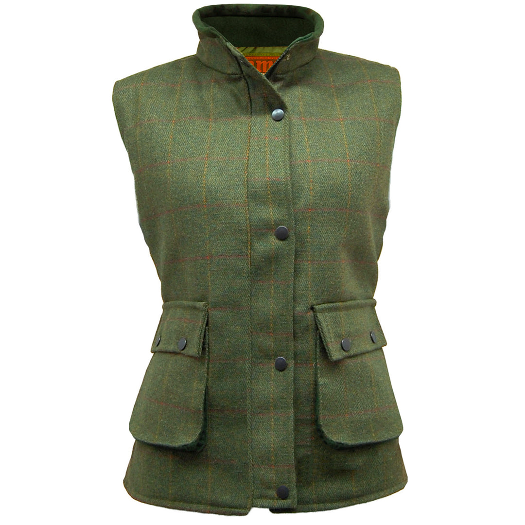 Ladies Game Derby Tweed Quilted Gilet