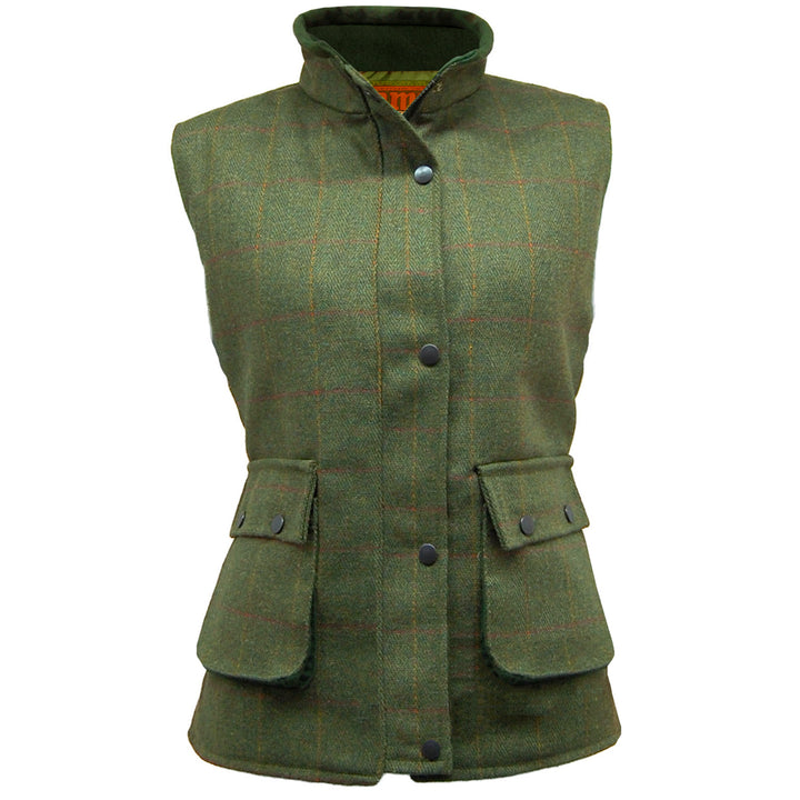 Ladies Game Derby Tweed Quilted Gilet