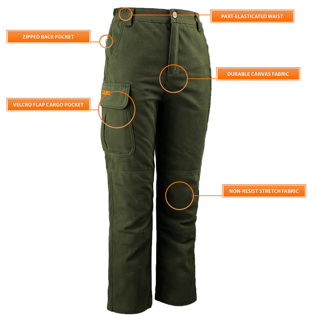 Game Kids HB320-K Aston Pro Waterproof Cargo Trousers