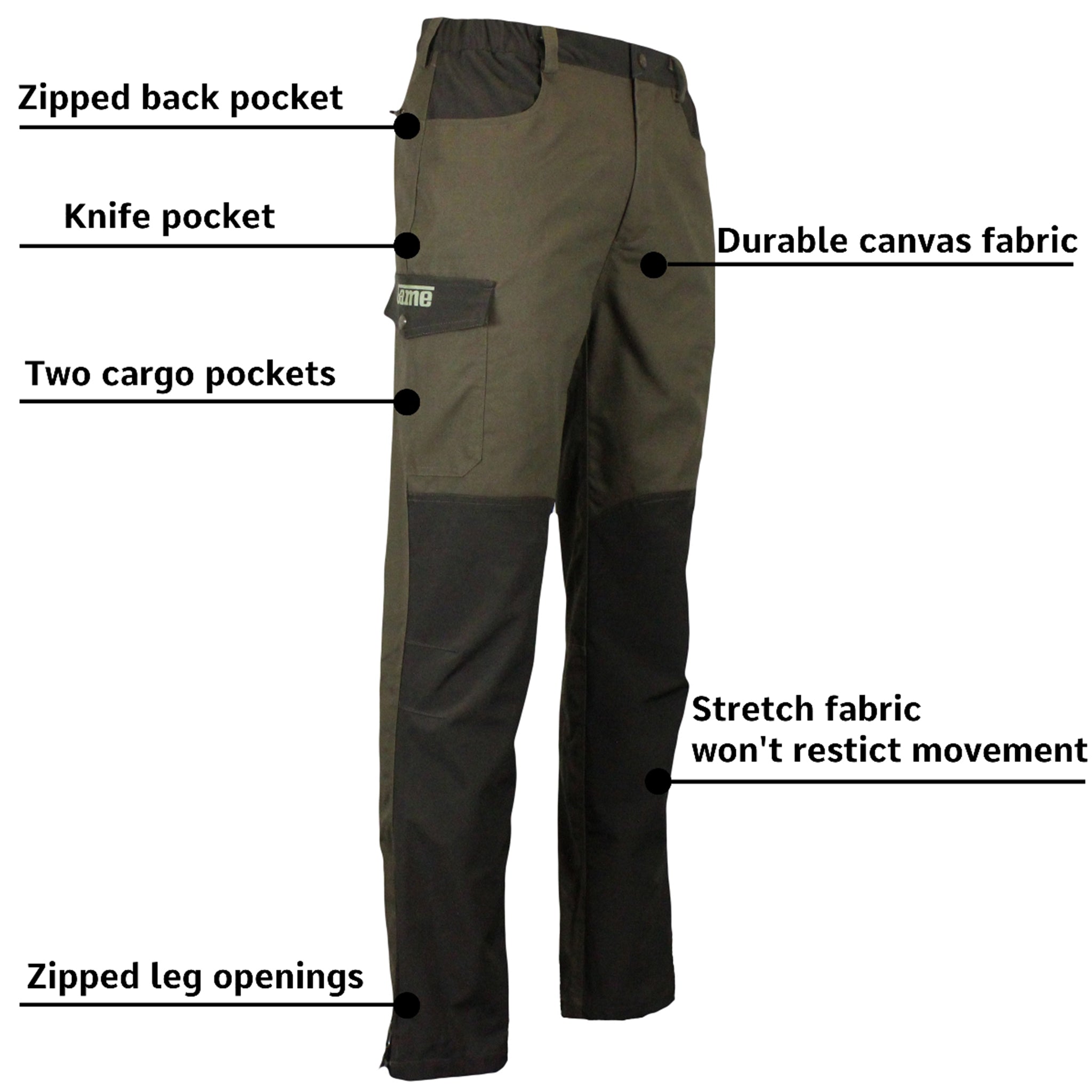 Get Forrester Hunting Trousers Olive – Durable Outdoor Wear