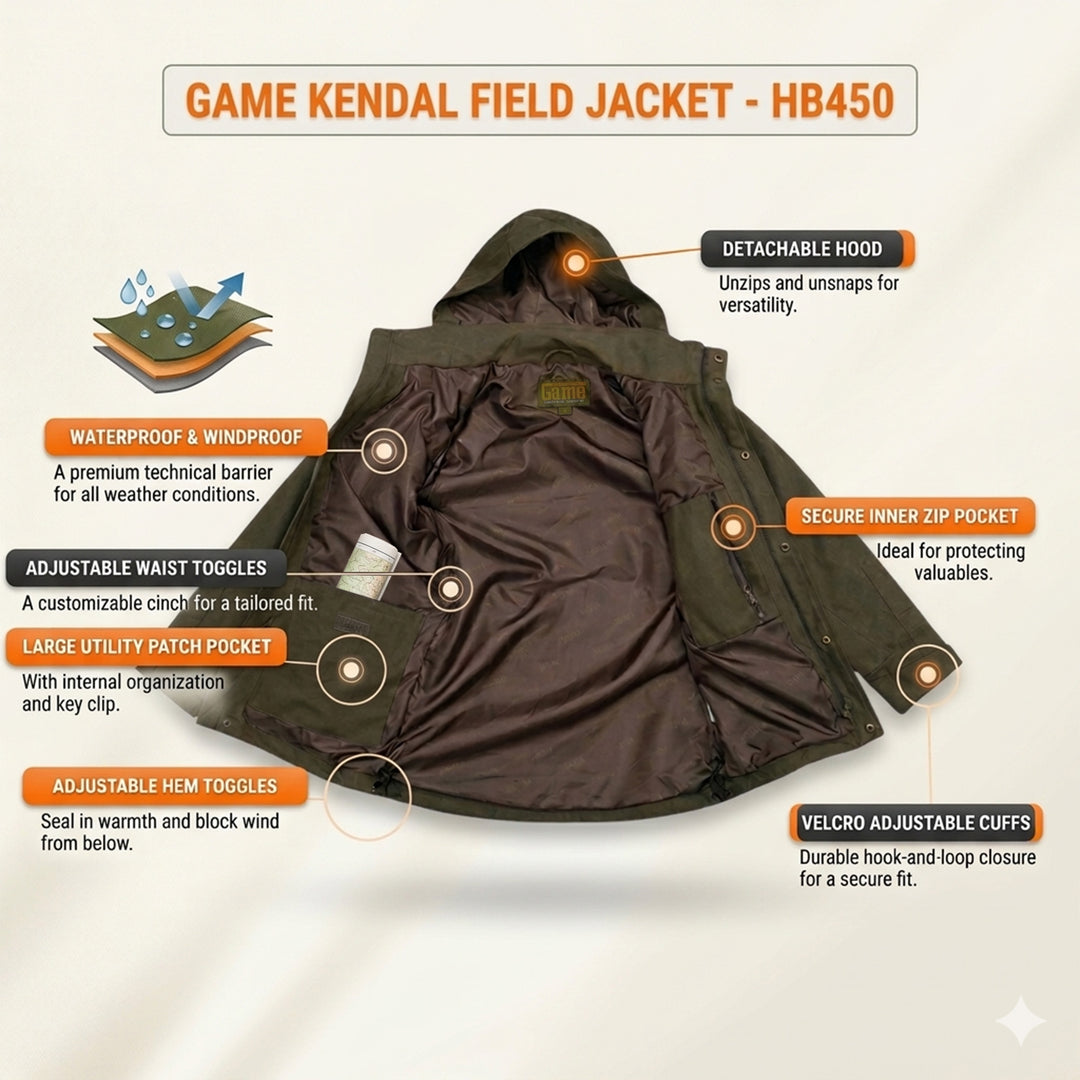 Game Mens Kendal Waterproof Jacket