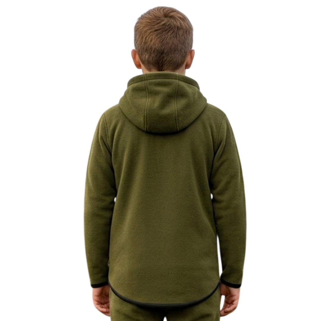 Game Kids Alpine Fleece Smock | 1/4 Zip Hooded Pullover