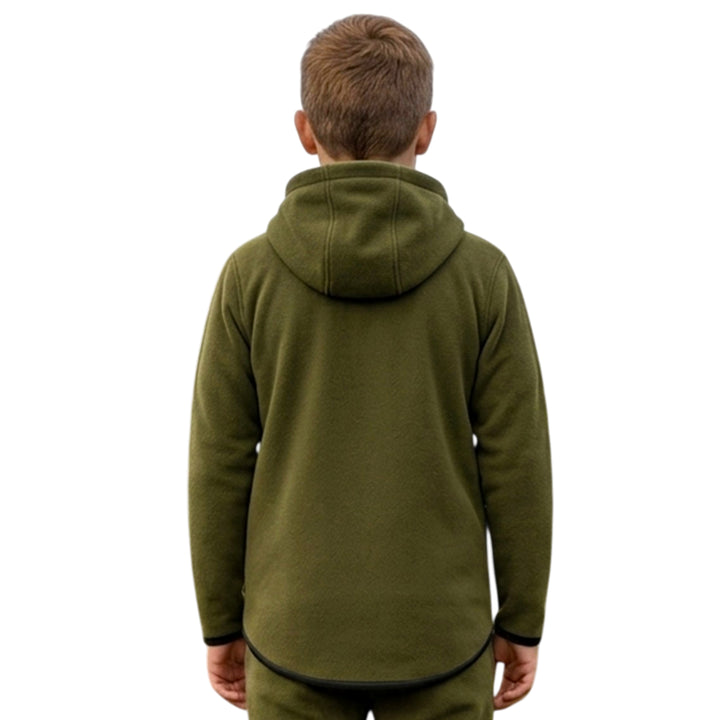 Game Kids Alpine Fleece Smock | 1/4 Zip Hooded Pullover