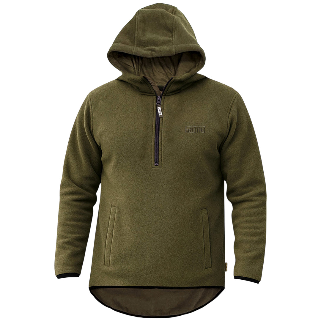 Game Kids Alpine Fleece Smock | 1/4 Zip Hooded Pullover