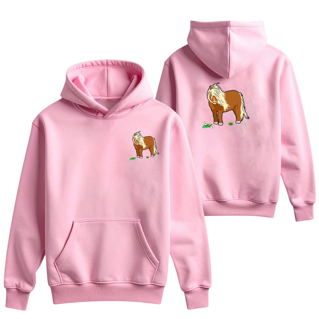 Unisex Kids Hoodie with Pony Embroidery – Country Life