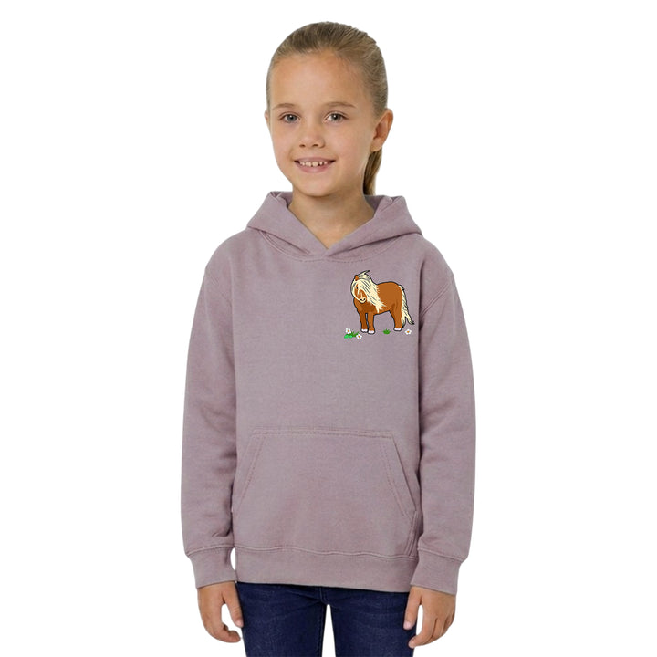 Unisex Kids Hoodie with Pony Embroidery – Country Life