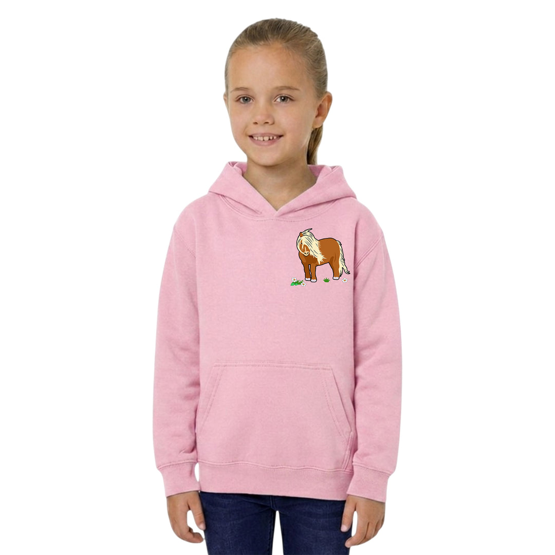 Unisex Kids Hoodie with Pony Embroidery – Country Life