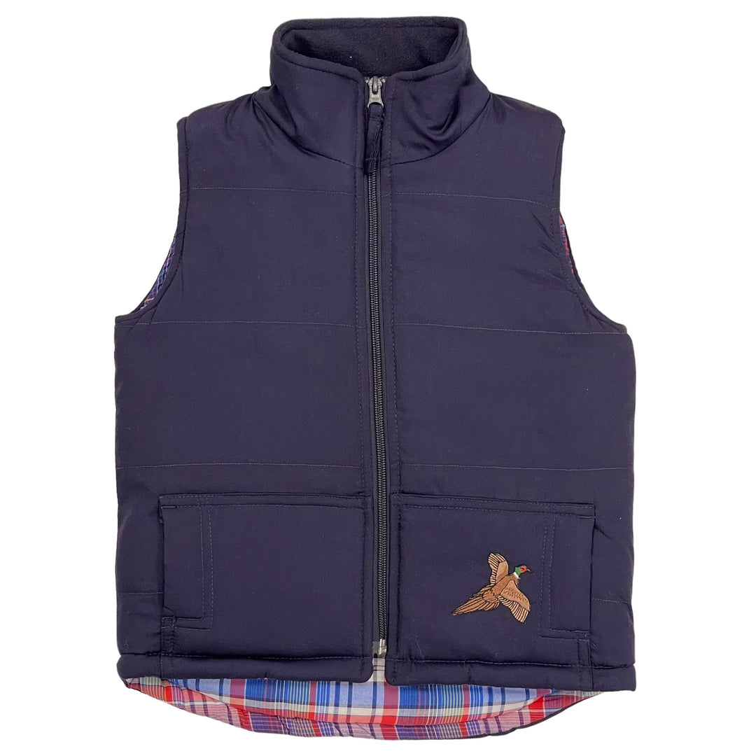 Kids Embroidered Padded Gilet