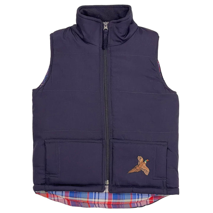 Kids Embroidered Padded Gilet