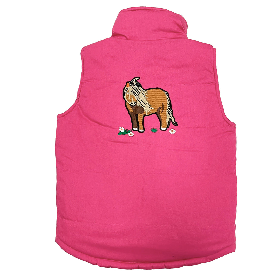 Kids Embroidered Padded Gilet