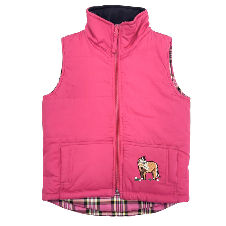 Kids Embroidered Padded Gilet