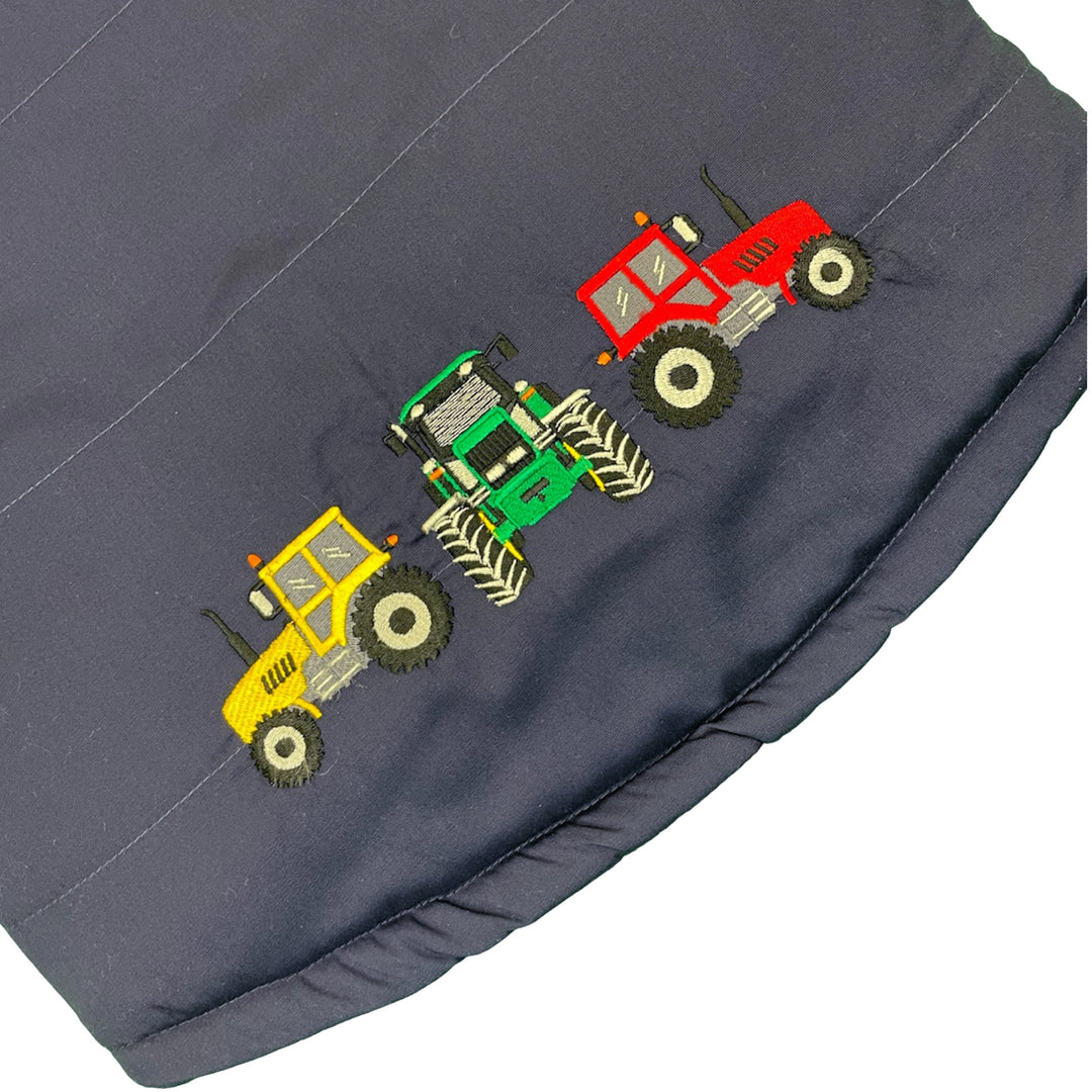Kids Embroidered Padded Gilet