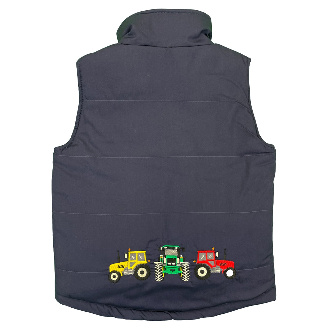 Kids Embroidered Padded Gilet