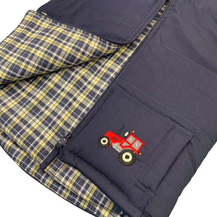 Kids Embroidered Padded Gilet