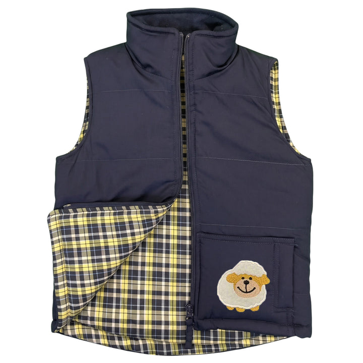 Kids Embroidered Padded Gilet
